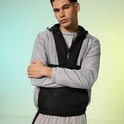 HRX by Hrithik Roshan Colourblocked Hooded Padded Jacket-picture-29