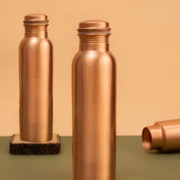 The Zappy Box Copper-Toned Half-Hammered Water Bottle 1 L-image-6