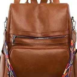 truearch Women Textured Ergonomic Shoulder Strap Design Medium Backpack image 2