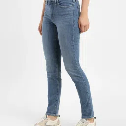 levi's Women's 311 Blue Skinny Fit Mid Rise Jeans image 4