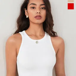 KERI PERRY Pack of 3 Women Ribbed Tank Crop Top-picture-31