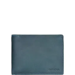 Sassora Men Embellished Leather Two Fold Wallet image 2