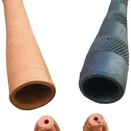 Resuable Shooter Pipe Combo 3.5 Inch With Gitti Terracotta Outside Fitting Hookah Mouth Tip-image-42