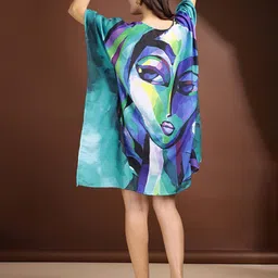 LABEL AARNA Deep Gaze Short Kaftan Dress image 3