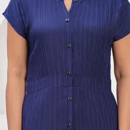 kalini KALINIStriped Notch Neck Dress image 3