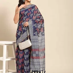 DIVASTRI Floral Chanderi Saree-image-86
