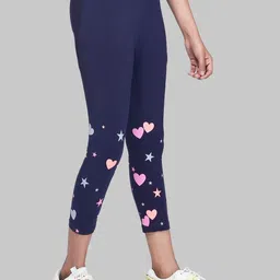 ZUNIORS SSC Girls Pack of 3 Cotton Printed Mid-Rise Capris image 5