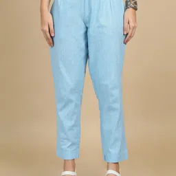 Marcia Women Relaxed Pleated Trousers-image-45