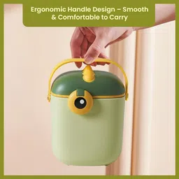 tony stark Baby Travel Formula Dispenser with Handle & Scoop, Milk Powder Storage Box- Plastic image 5