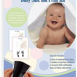 little keepsakes Baby Safe Ink Print Kit - Basic (White) Album-picture-18