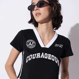 Ajile by Pantaloons Cotton Crop Top-image-91