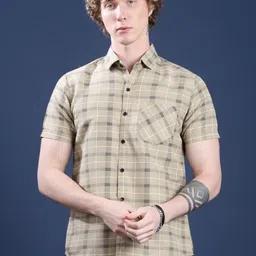 Voroxy Men Printed Cotton Casual Shirts image 2