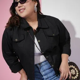 Tripursundari Fashion Women Lightweight Denim Jacket-image-82
