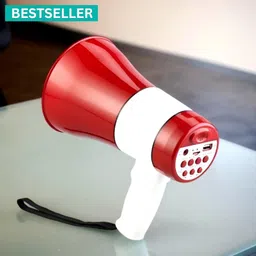 syara Handheld (Megaphone with Recorder) (Bhopu Talk Record Play) & Siren MusicOI288 Handheld (Megaphone with Recorder) Siren Music Loud Speaker for AnnouncingOI288 Outdoor, Indoor PA System-picture-17