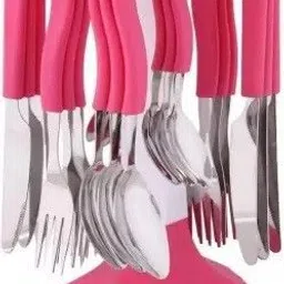 Trendy revolving cutlery set stainless steel Steel Cutlery Set-image-22