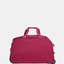 SWISS MILITARY Red 3 Pieces Printed Medium And Large Duffle Trolley Bag With Small Wheels image 3