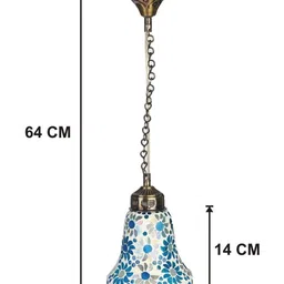 SOMIL Printed Glass Cylinder Ceiling Lamps image 3