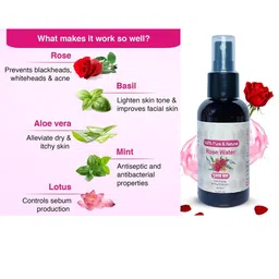 Elecsera Natural Rose Water Toner- 50 ml image 2