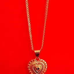 Nawab Collection Gold-Plated Brass Pendants with Chains-image-26