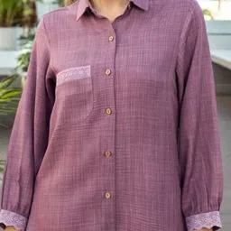 SZN Printed Pure Silk Shirt & Trousers Co-Ords image 2