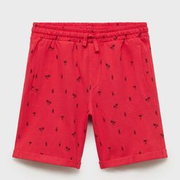 Mango Kids Boys Cotton Printed Regular Shorts-picture-33