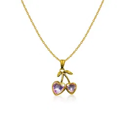De-Ultimate Gold-Plated Heart Shaped Pendants with Chains image 2