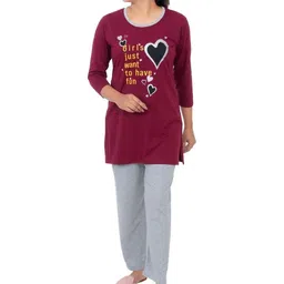 E-MAX Women Pack of 2 Night suit-picture-15