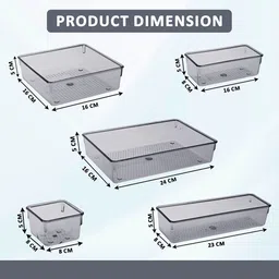 Kuber Industries Black 48 Pieces Regular Makeup Organisers image 3