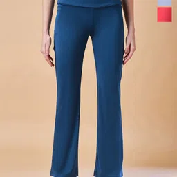 COLOR CAPITAL Pack Of 3 Antimicrobial Mid-Rise Flared Women Gym Tights-picture-20