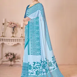 Garden Vareli Ethnic Motifs Pure Georgette Saree image 4