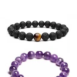 ARDLOR Set Of 2 Artificial Beaded Elasticated Bracelet-picture-32