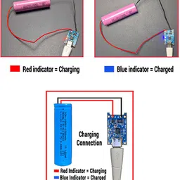 klvxken 4v Motor, Li-Battery, Fan, LED light & Other Electronic Kit For Science Project image 4