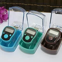 dev samagri LED Display – 5 Digit Handheld Clicker for Prayer, Mantra, Tasbih, Exercise Digital Tally Counter image 1
