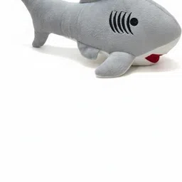 fun kids Plush soft toy shark,sea animal,grey,Attractive embroidery, decorative, 2PC - 27 cm image 4
