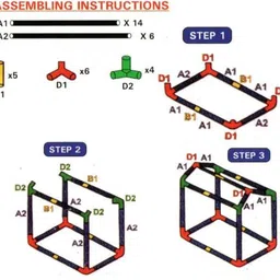 makerenterprise Kids Learning Play Tent House – ABC & 123 Educational Theme image 3