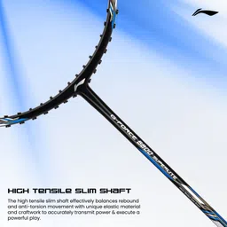 li-ning G-Force 5800 Superlite / 78 grams / G6 Black, Blue Unstrung Badminton Racquet image 4