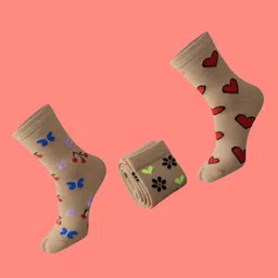 naosucura Women Graphic Print Mid-Calf/Crew-picture-34