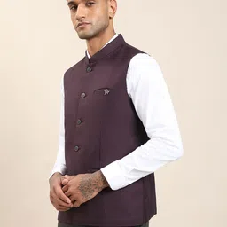 turtle Self Design Men Waistcoat image 3