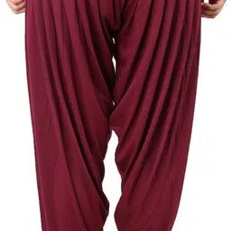wellfitlook Solid Cotton Viscose Blend Women Harem Pants image 2