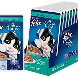 purina Felix tuna in jelly Tuna 1.02 kg Wet Adult, Senior, Young Cat Food-picture-19