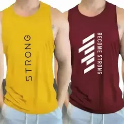 bhadawar creations Pack of 4 Men Graphic Print Crew Neck Polyester Multicolor T-Shirt-picture-11