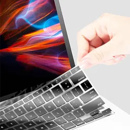Gripp Key Board cover for MacBook Air 13" (with Touch ID, Released 2020-2022) | Silicone Skin (Thinnest! Only 0.08mm) | Keyboard Skin image 4