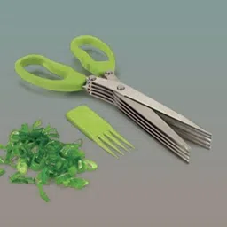 loryra 5-Blade Premium Stainless Steel Food Dicing Multi-Blade Scissor Scissors-picture-10