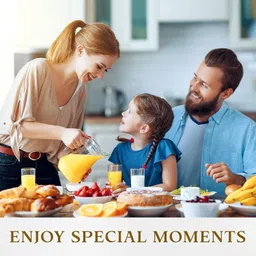 unicon (Pack of 2) Water Glass Set for Juice Milk Water Glasses for Dining Table_New Glass Set Water/Juice Glass image 4