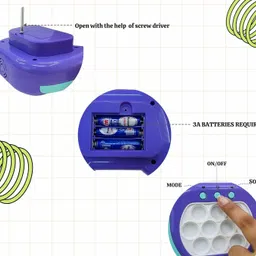 prezzie villa Pack of 1 Fast Up Pop Fidget Toy It Game 4 Modes, 30 Levels image 2