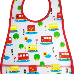 brandonn Multi-Colour PVC Bibs - Set of 2 image 2