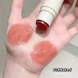 gege bear Porcelain Cream Blush Stick With Sponge Applicator for Soft Natural Cheek Smooth image 3