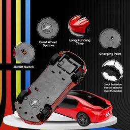 kid kraze Rechargeable High Speed Remote Control Famous Car & 3D LED Light For Kids_A638 image 3