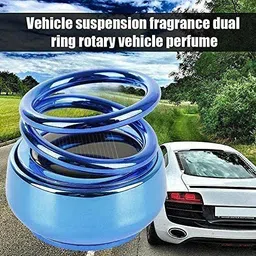 motopex Solar Perfume Double Ring Rotating Fragrance-12 Auto Pearl-Air Freshener Oil for Car Air Purifier image 4