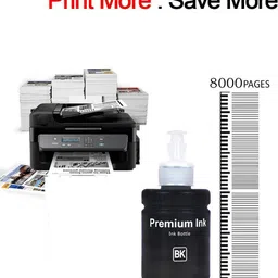 RAMKE Ink T7741 Compatible for M100,M200,L655,L130,L380,L220,L310,L355,L4096.5,L1300 Black Ink Bottle image 2